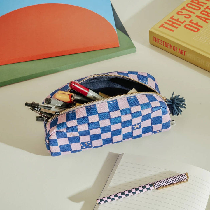 Checkerboard Pencil Case