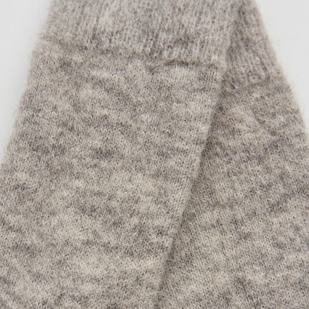 Pairs Perfect Grey Ultra Soft Alpaca Bed Socks