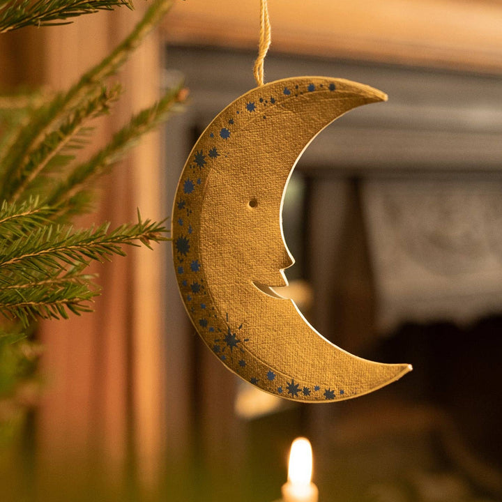 Gold Moon Board Decoration