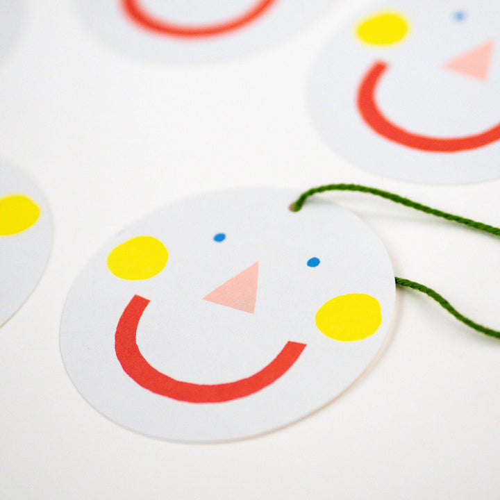 Smiley Face Gift Tag Set