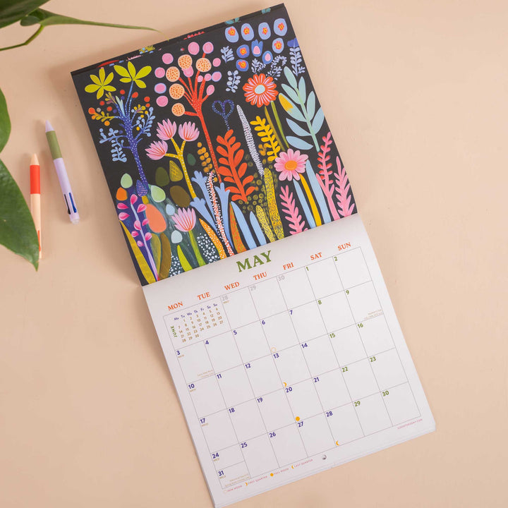 Folk Art 2027 Wall Calendar