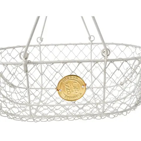 Small Harvest Basket in Buttermilk