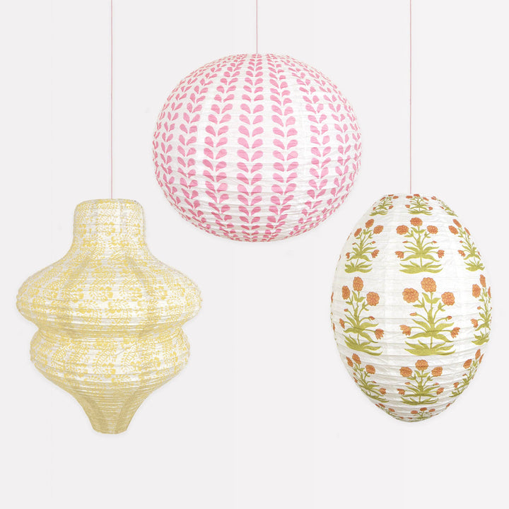 Meri Meri x Molly Mahon Hanging Lantern Set