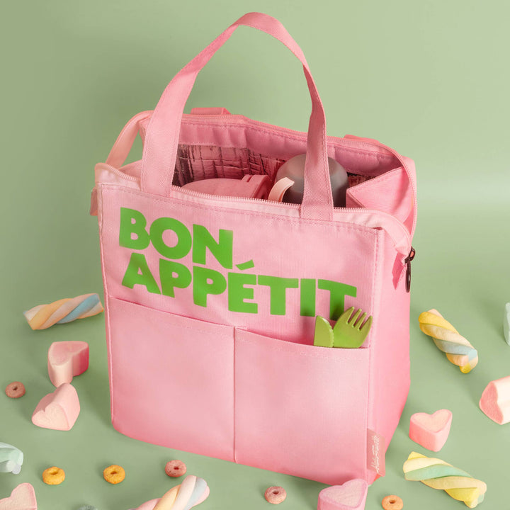Bon Appetit Lunch Bag in Pink