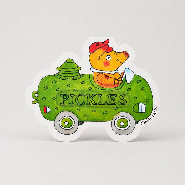 Pickle Pig Car Card by Richard Scarry