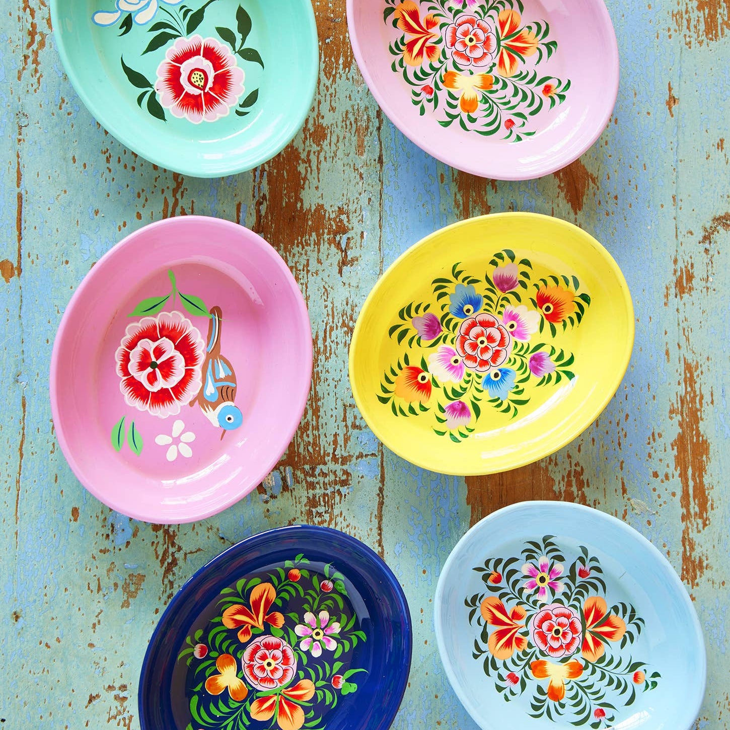 Hand Painted Oval Trinket Dish – Quince & Cook