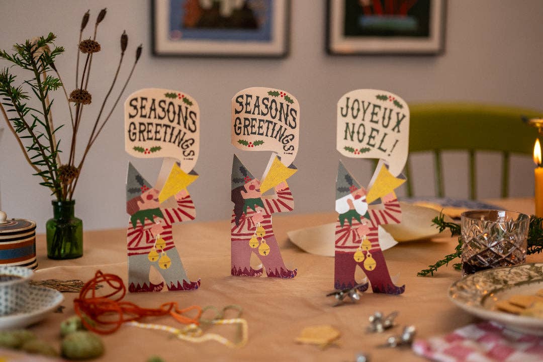 Christmas Elf Grandad Card