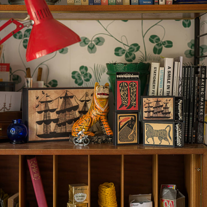 Tabby Booth Ship Keepsake Matchbox