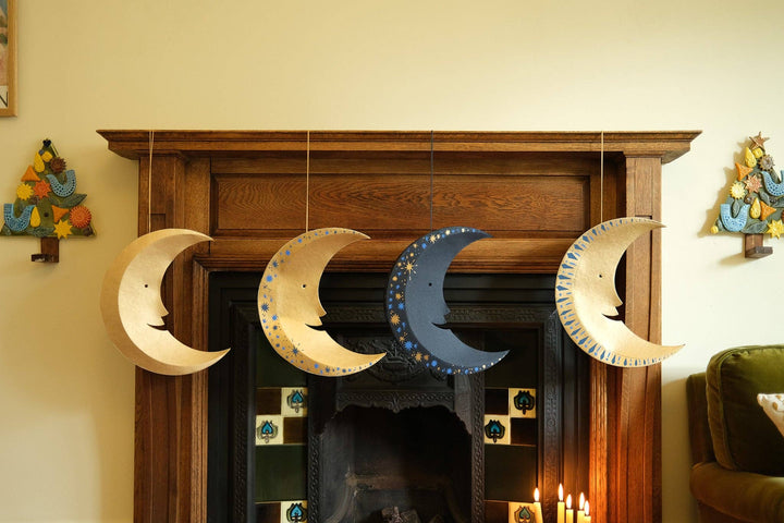 Golden Moon Decoration - Extra Large