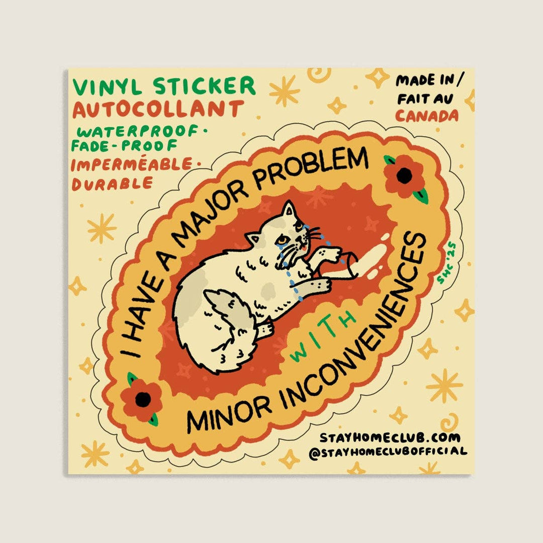 Major Problem Waterproof Vinyl Sticker