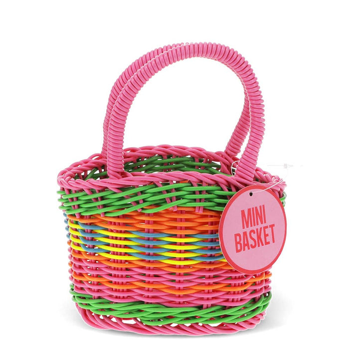 Woven Plastic Mini Basket