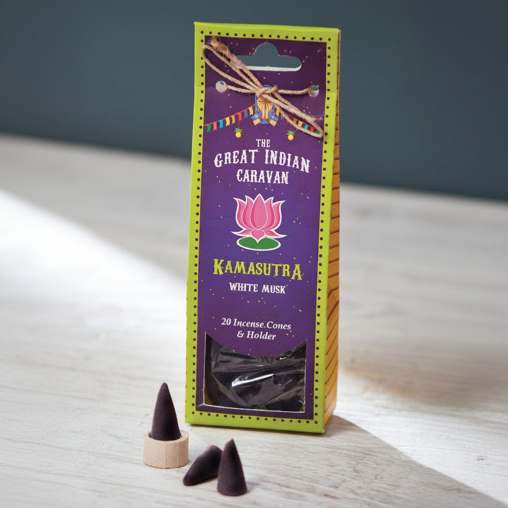 Kamasutra Incense Cones with Holder