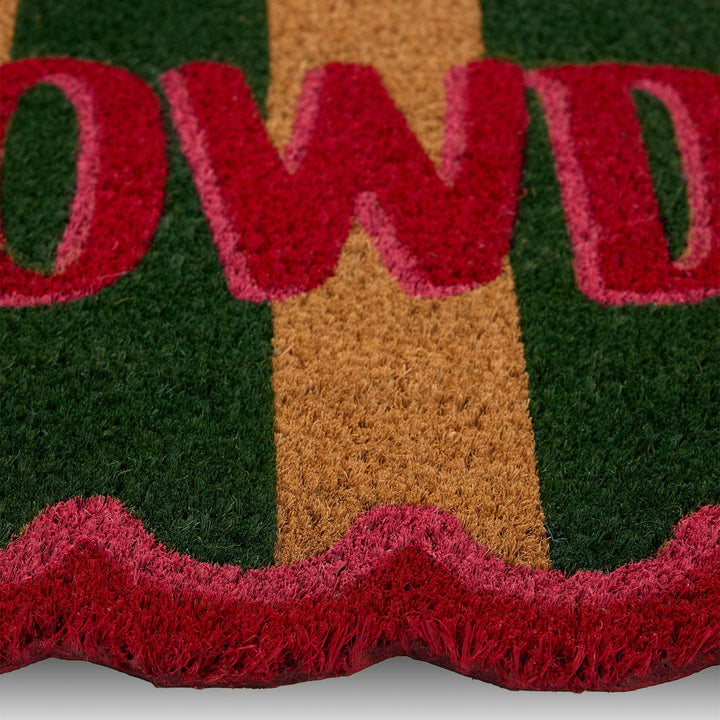 Howdy Stripe Coir Doormat