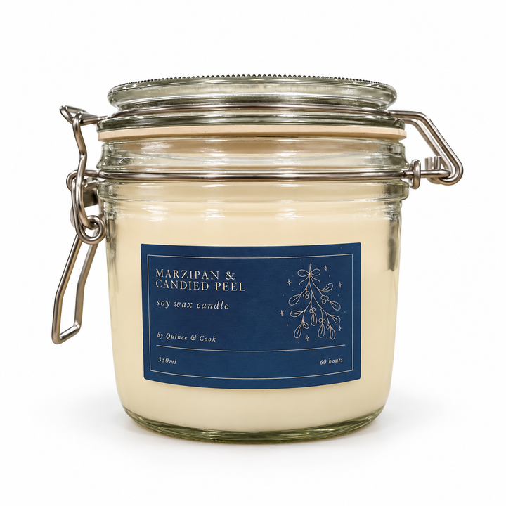 The Q&C Winter Candle - Marzipan & Candied Peel
