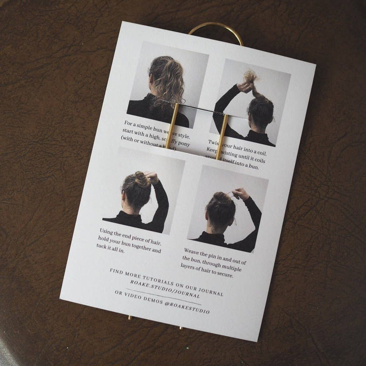 Minimal Brass Hairpin -  Pretzel