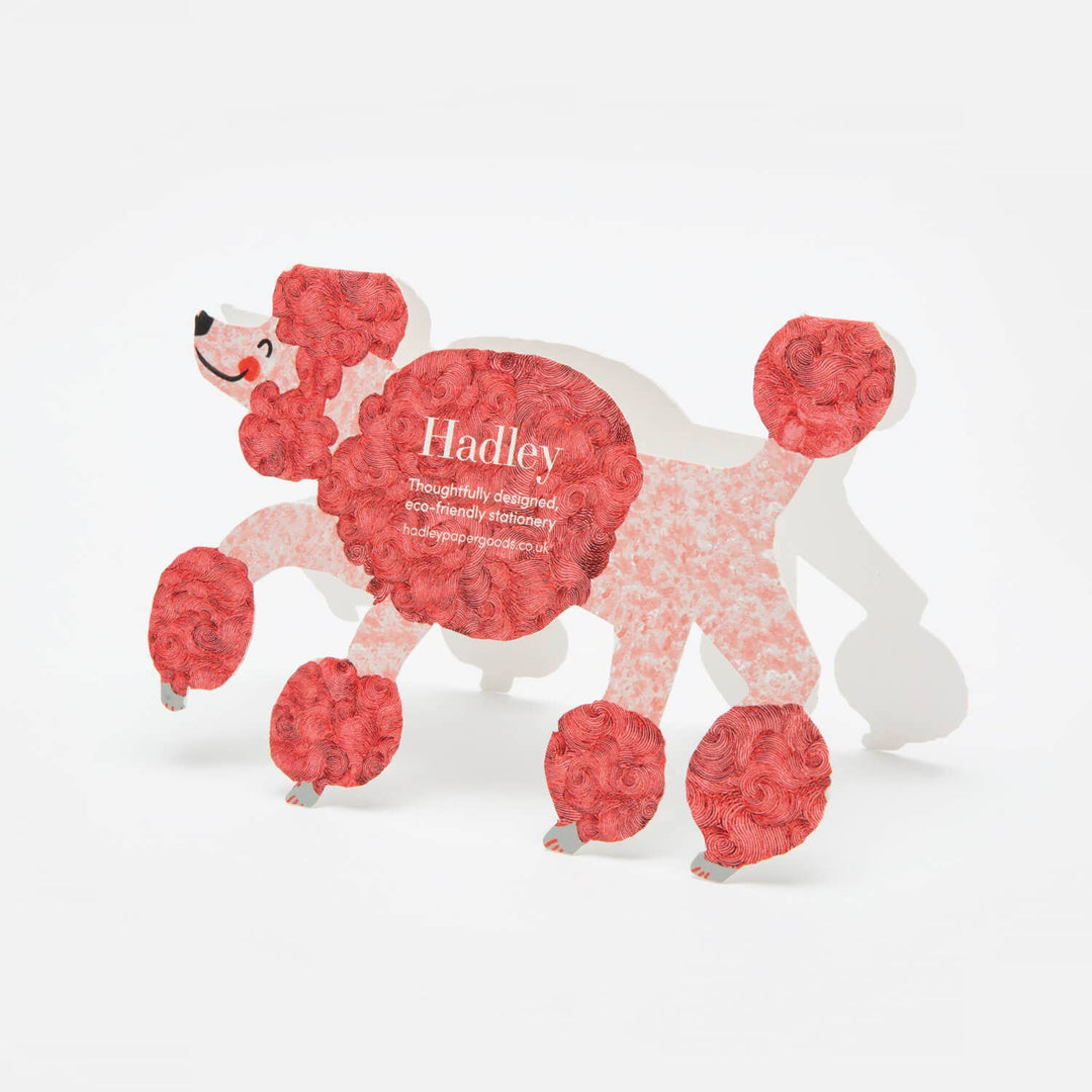 Boujee Birthday Poodle Card