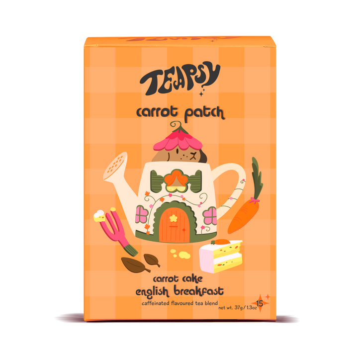 "Carrot Patch" Carrot Cake English Breakfast Tea