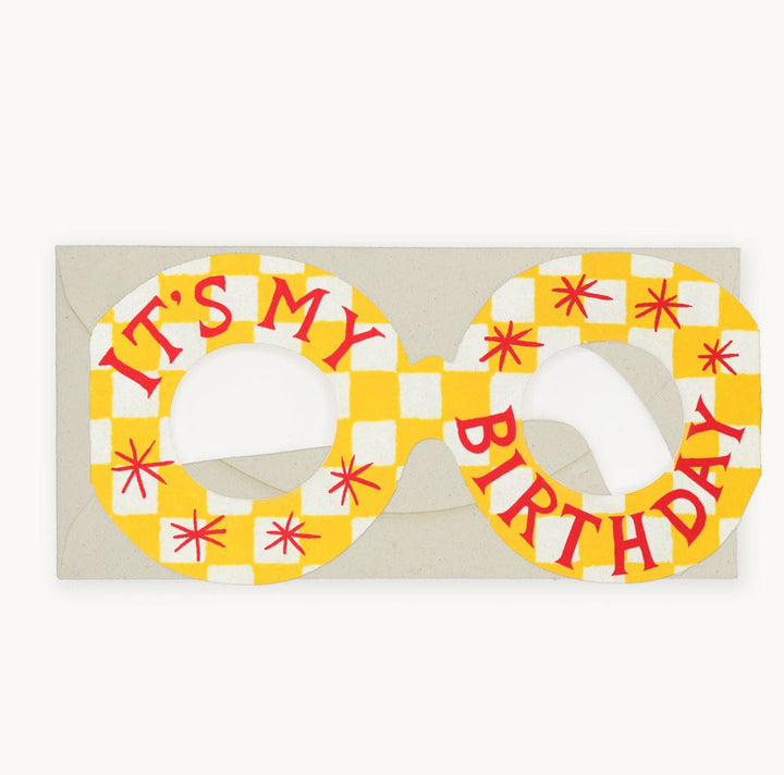 It's My Birthday Glasses Card