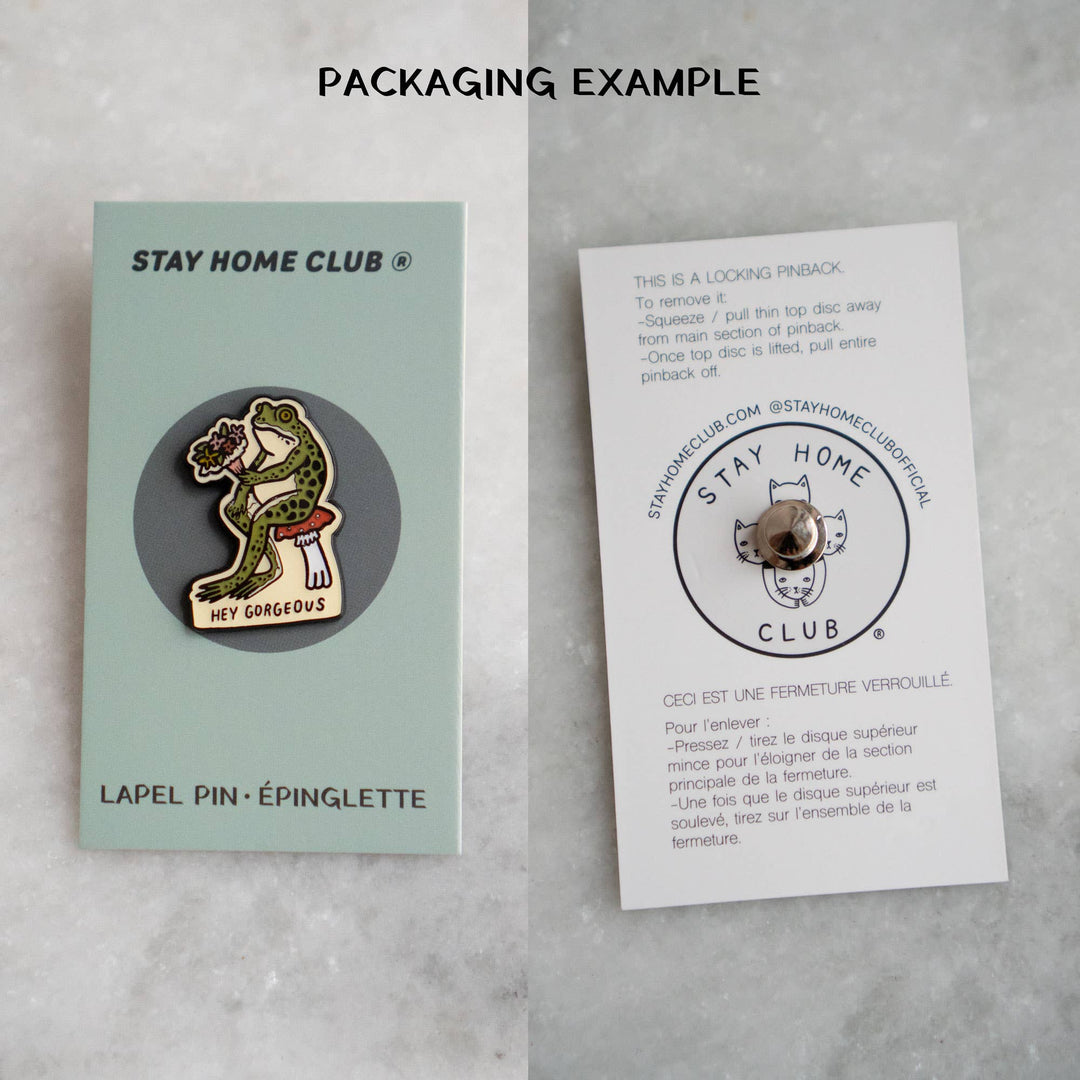 Sweat the Small Stuff Enamel Pin