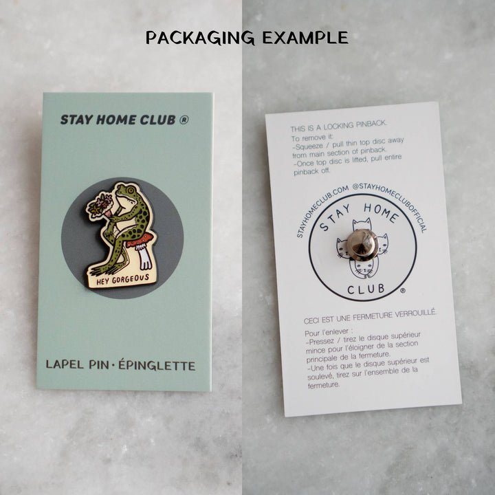 Sweat the Small Stuff Enamel Pin