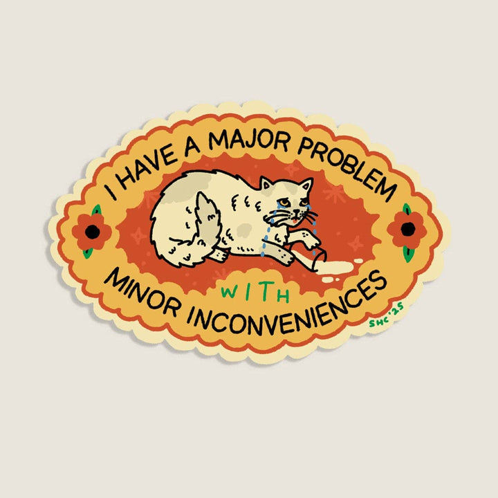 Major Problem Waterproof Vinyl Sticker