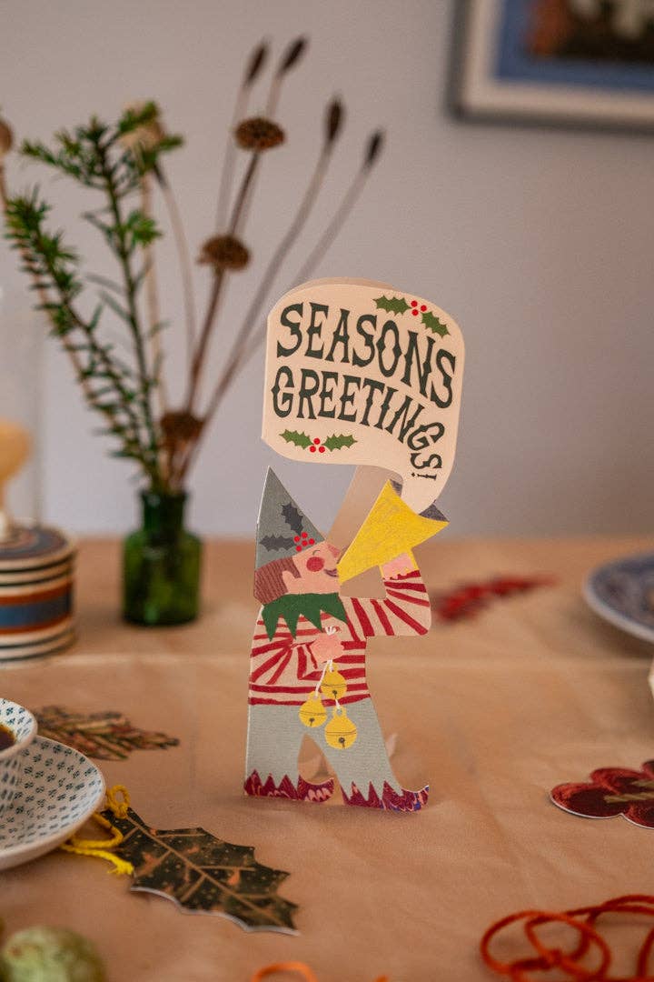 Christmas Elf Boy Card