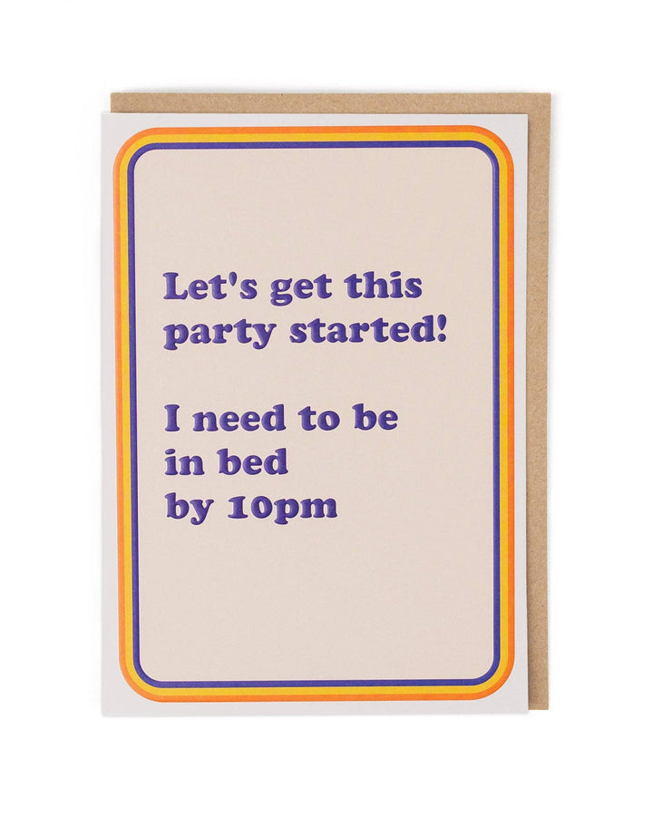 Party Started Card