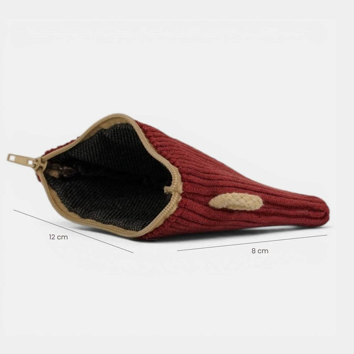Wine Corduroy Wallet