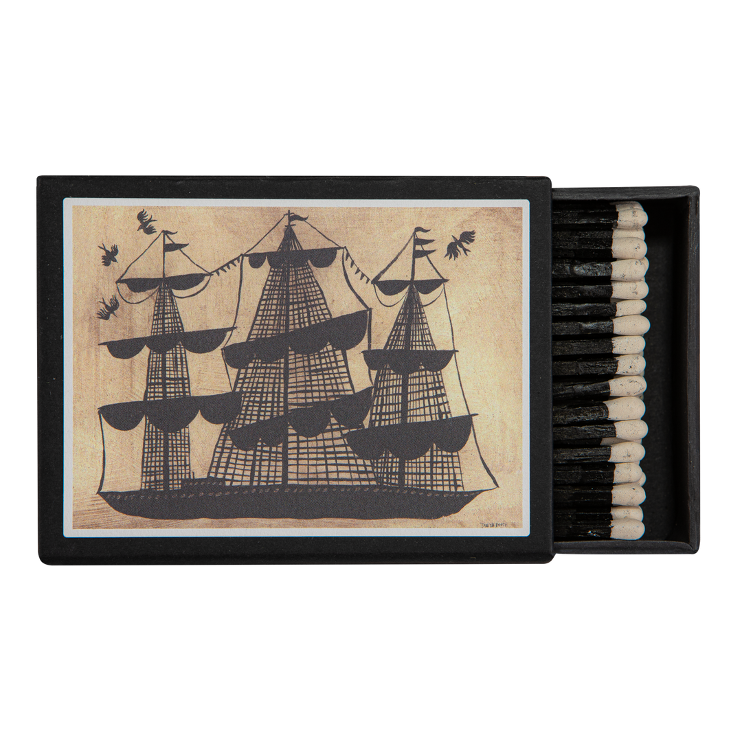 Tabby Booth Ship Keepsake Matchbox