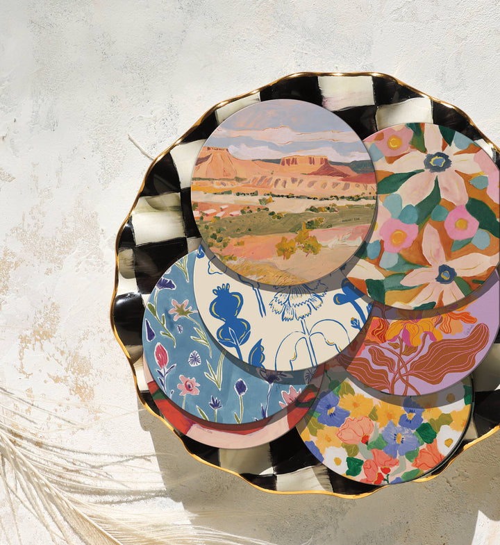 Groovy Floral Coaster