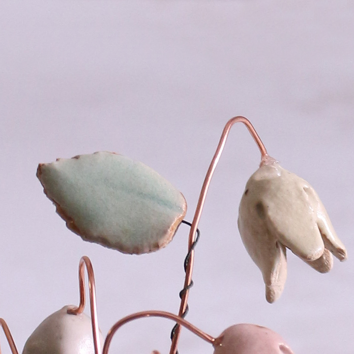 Ceramic Leaf for Ceramic Flower Stems