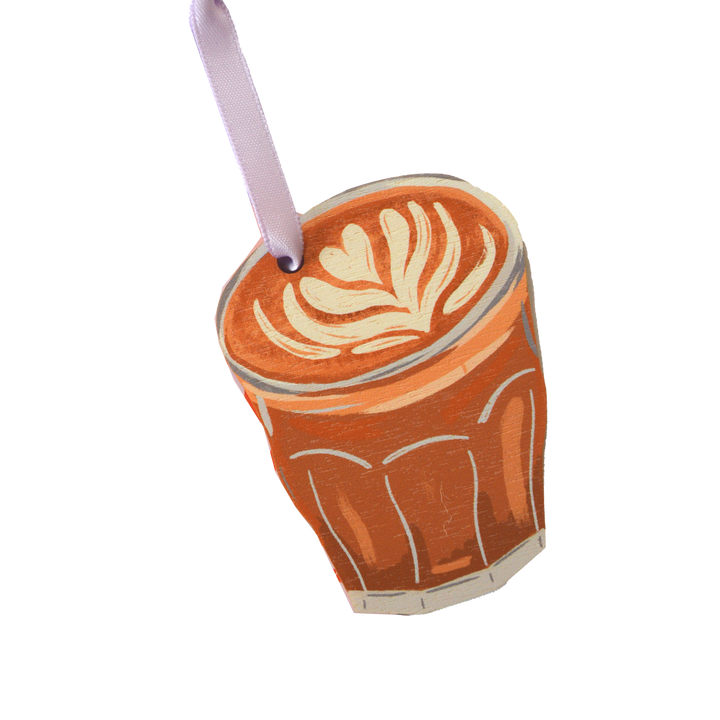 Flat White Coffee Decoration