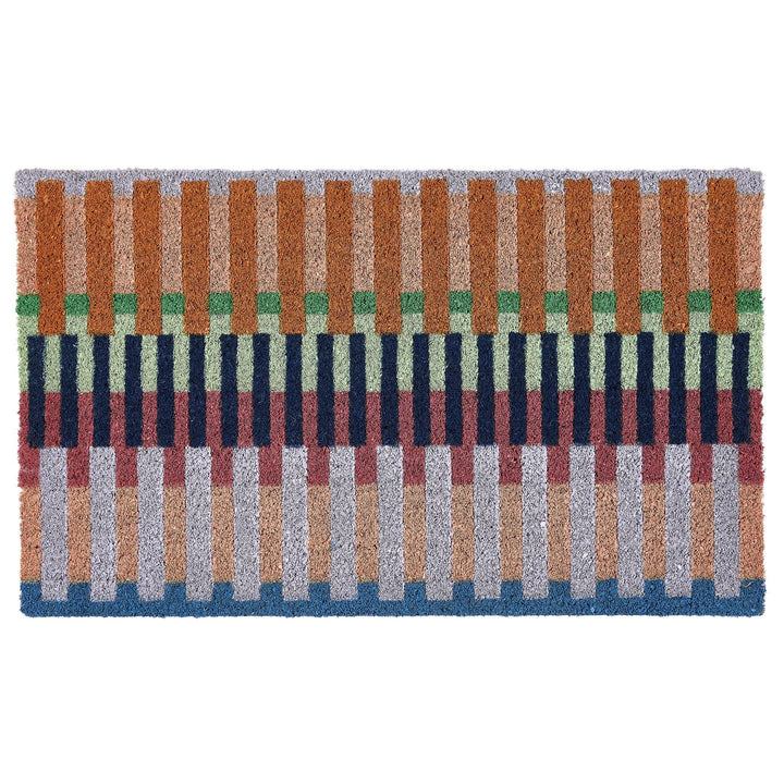 Broken Stripe Coir Doormat