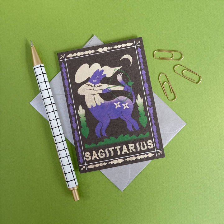 Sagittarius Mini Greetings Card