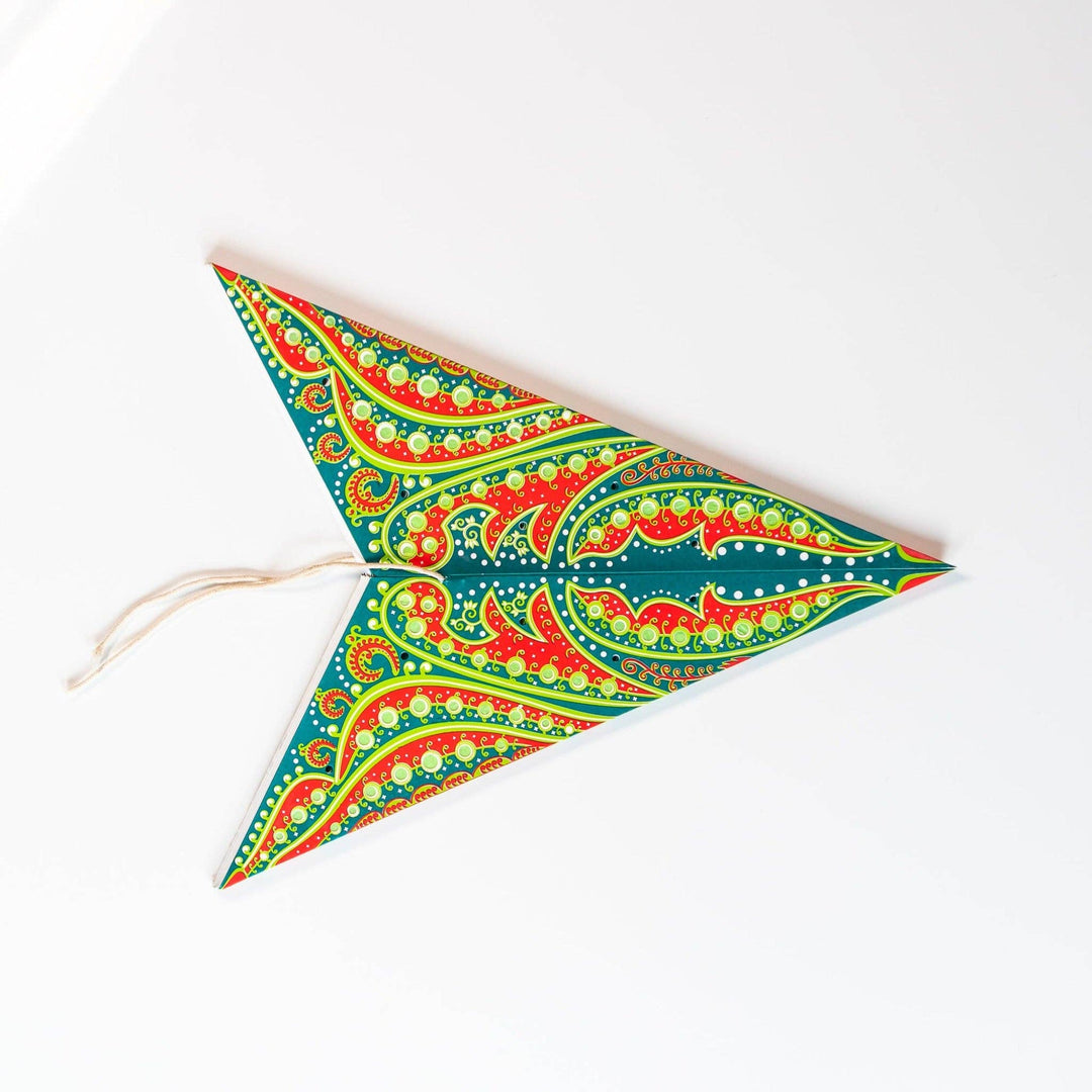 Paper Star Lantern - Green Fantasia Tropic