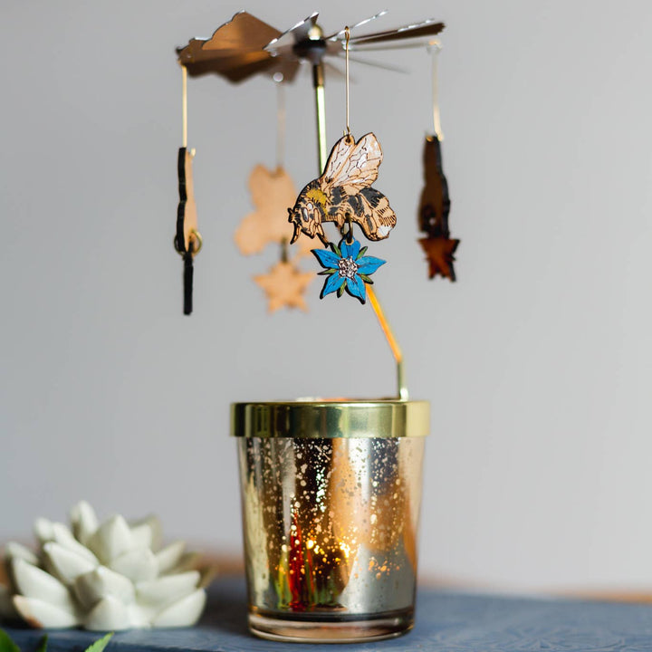 Bee & Borage Candle Carousel