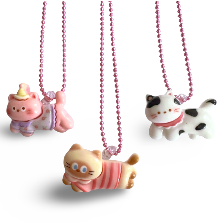 Pop Cutie Fancy Cat Necklace