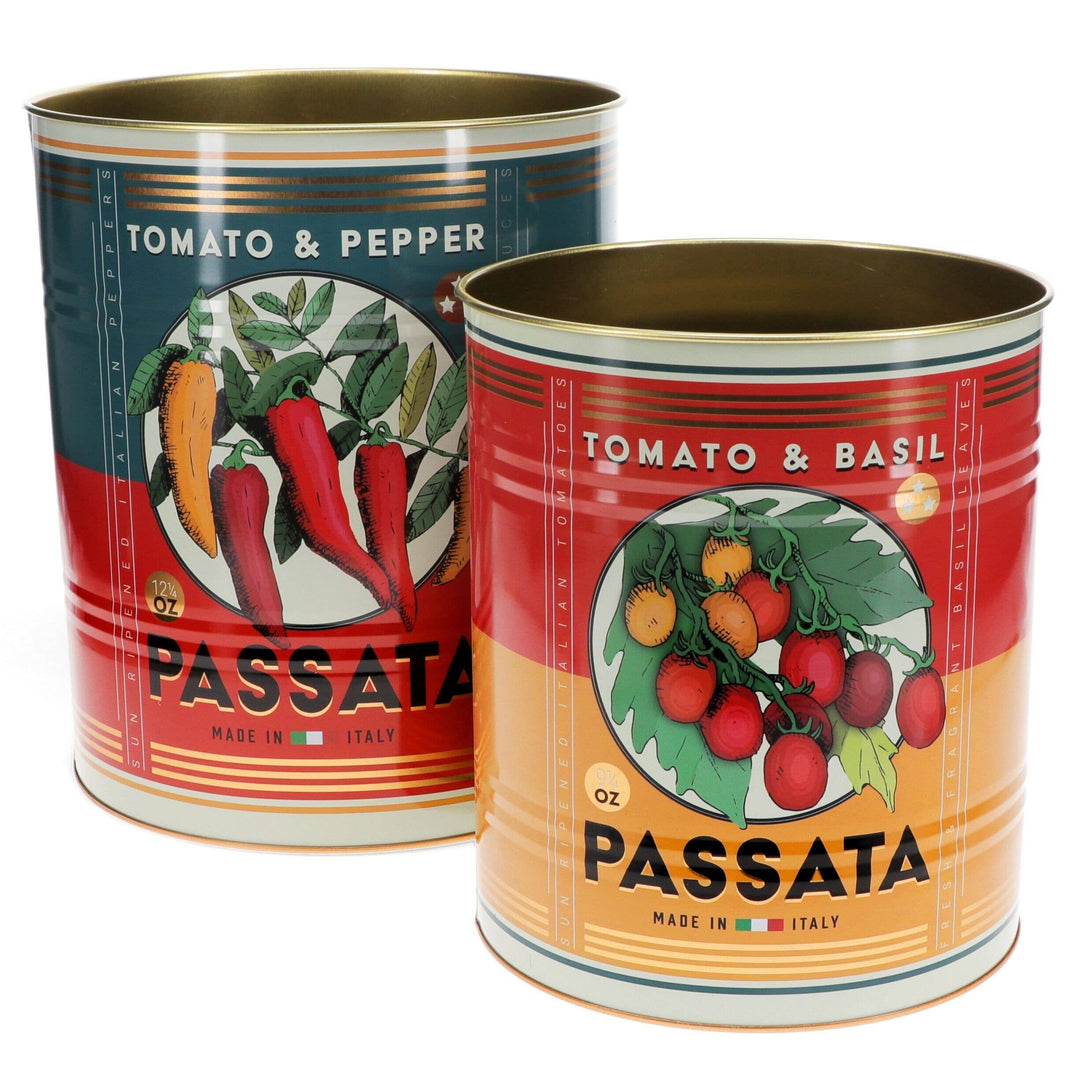 Passata Set of 2 Storage Tins - Extra Large