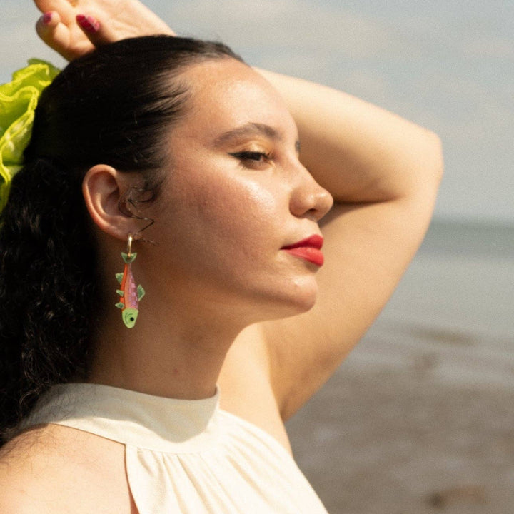 Rainbow Trout Earrings