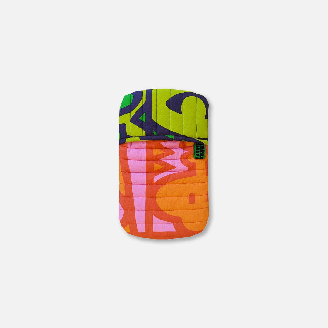 Quilted Hot Water Bottle in Chameleon