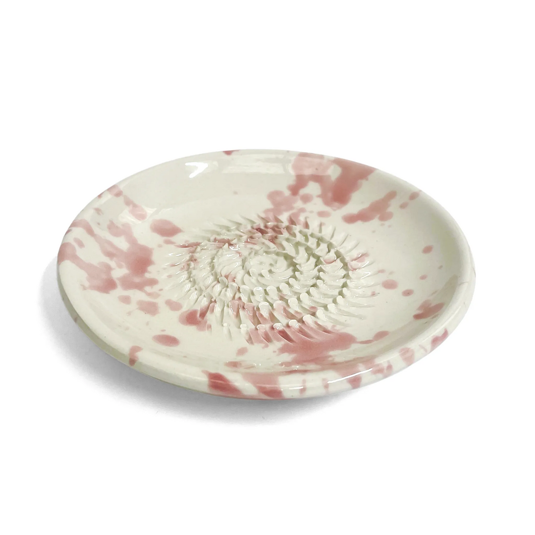 Garlic Grater in Rose Splatter