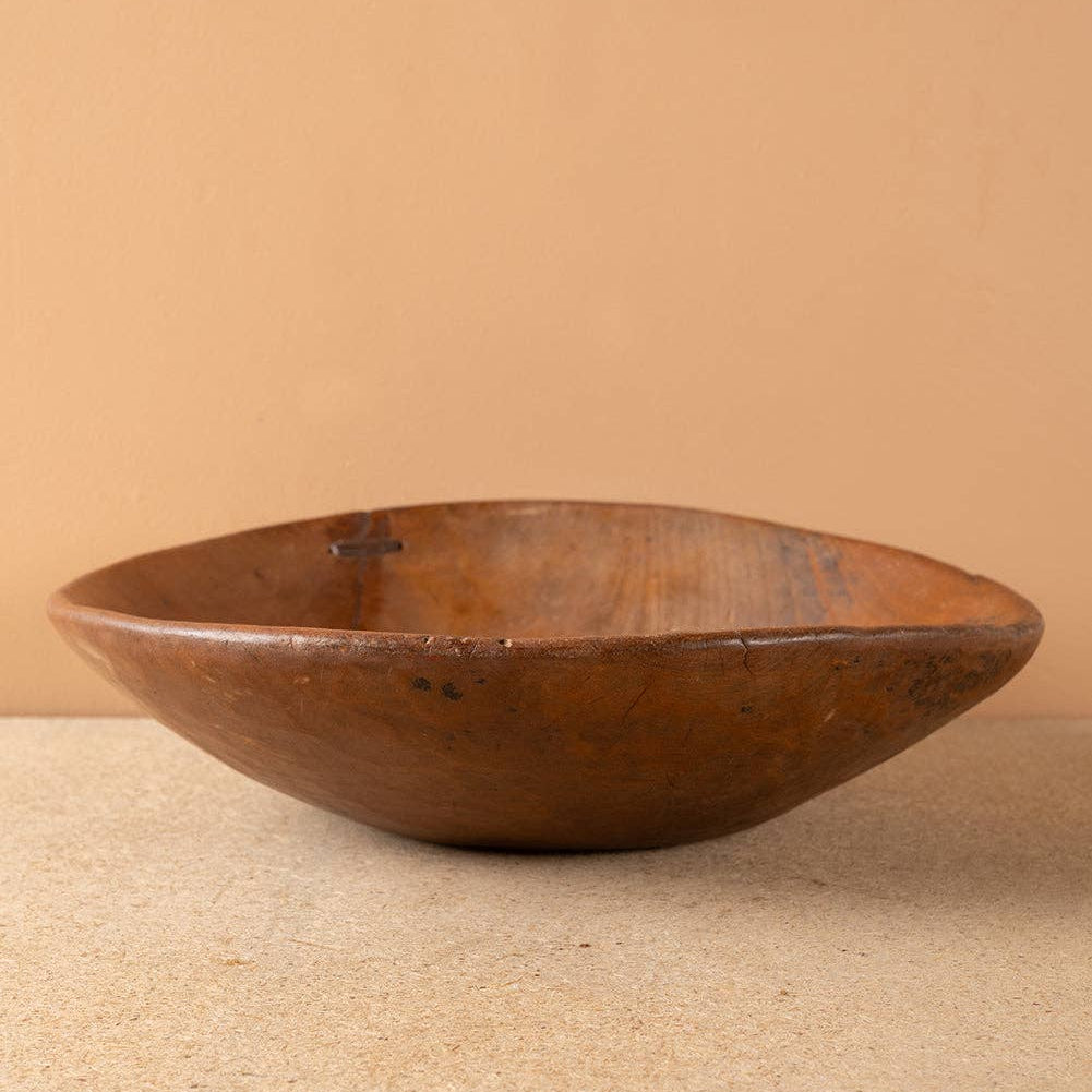 Vintage Wooden Parat Bowl - No.3