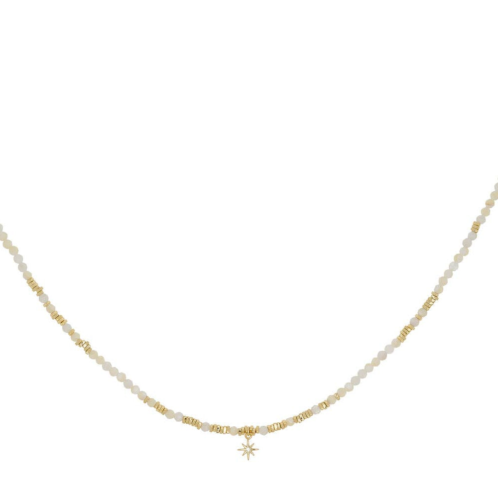 Celeste Gold, Pearl & Moonstone Necklace