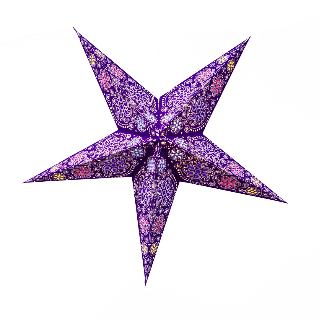 Paper Star Lantern - Firework Violet