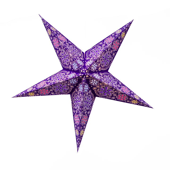 Paper Star Lantern - Firework Violet