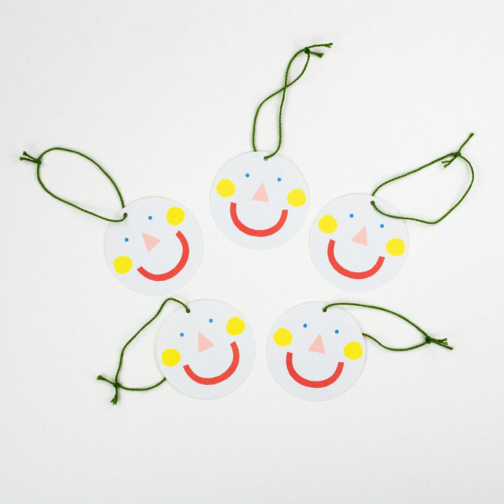 Smiley Face Gift Tag Set