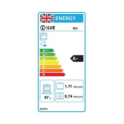 ILVE Black Milano 90cm - Single Oven - 6 Zone Induction