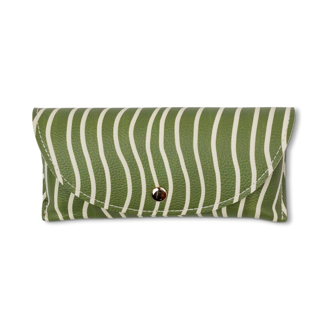 Wavy Stripe Printed Glasses Case
