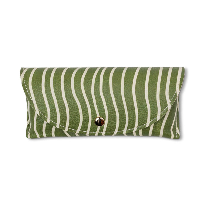 Wavy Stripe Printed Glasses Case