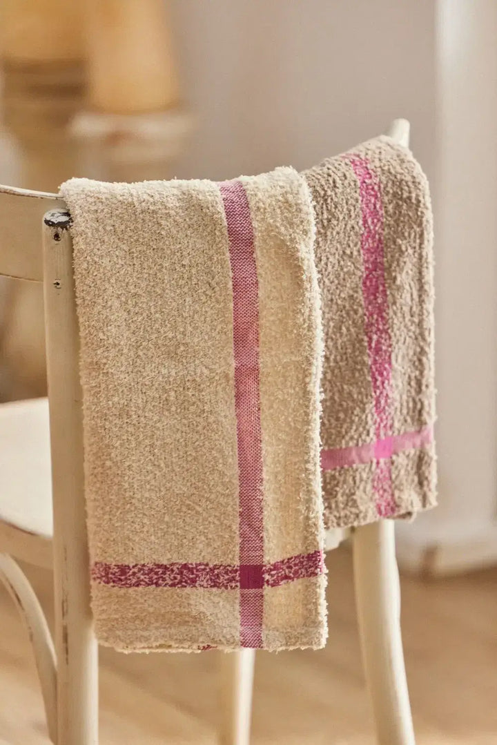 Blush Check Terry Kitchen Towel Set